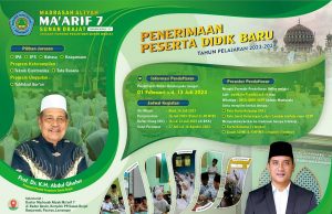 Informasi Penerimaan Peserta Didik Baru MA Ma’arif 7 Banjarwati Tahun Pelajaran 2023/2024