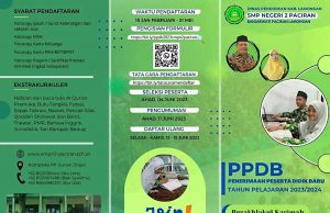 Informasi Penerimaan Peserta Didik Baru SMP NEGERI 2 Paciran Tahun Pelajaran 2023/2024