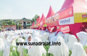 Meriahnya Sambang Santri Indomie di Ponpes Sunan Drajat