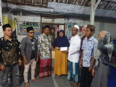 Penyerahan Donasi dari PESSANDRA Peduli Kepada Wali Santri PPSD