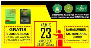 UNTUK UMUM! Seminar Problematika Haidl & Pelatihan Merawat Janazah