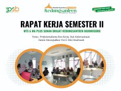 Rapat Kerja Semester II MTs & MA Plus Sunan Drajat Kedungsantren Bojonegoro